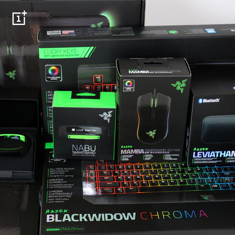 oneplus's tweet image. That’s right, they’ve earned it! RT this Tweet and tell us why you deserve to receive this @Razer gear and maybe we’ll send some your way