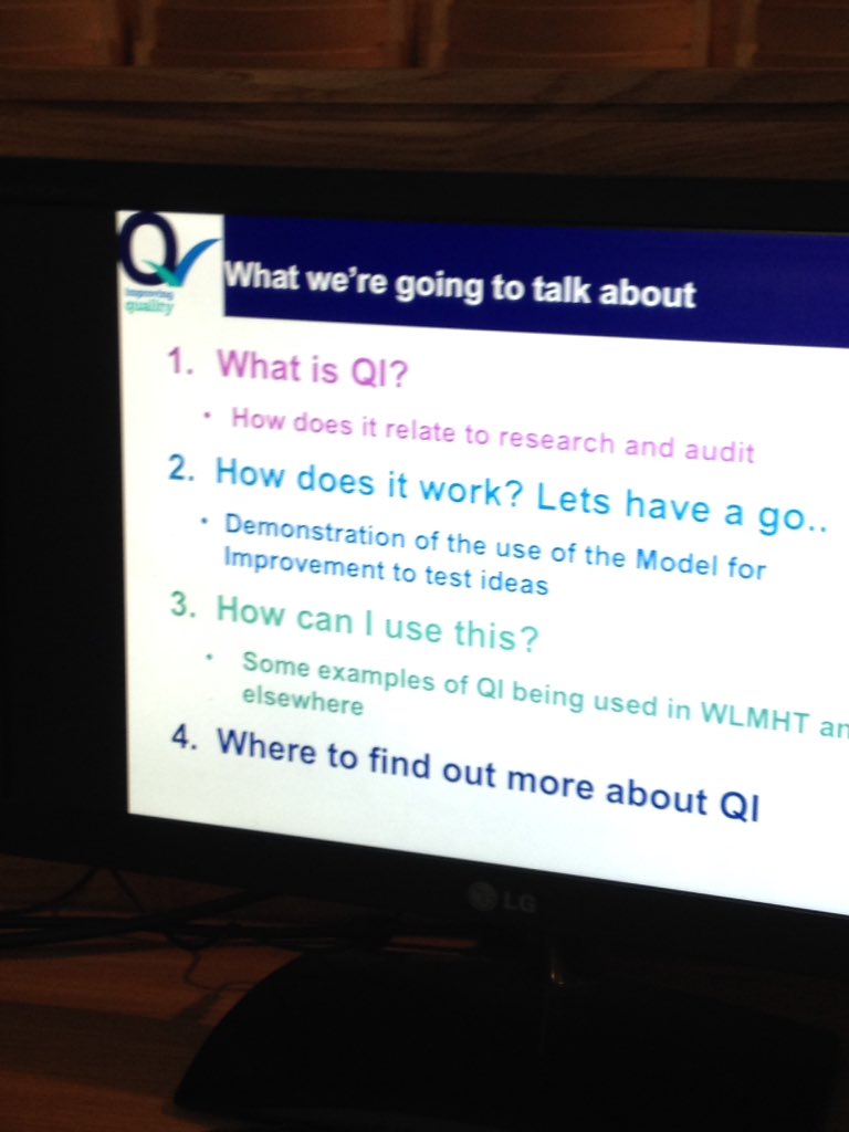 exospefid's tweet photo. Improving care is everybody's business #qiconference #wlmht @WLMHT @QIWestLondon @WLLiaisonPsych https://t.co/ZKCMscItse