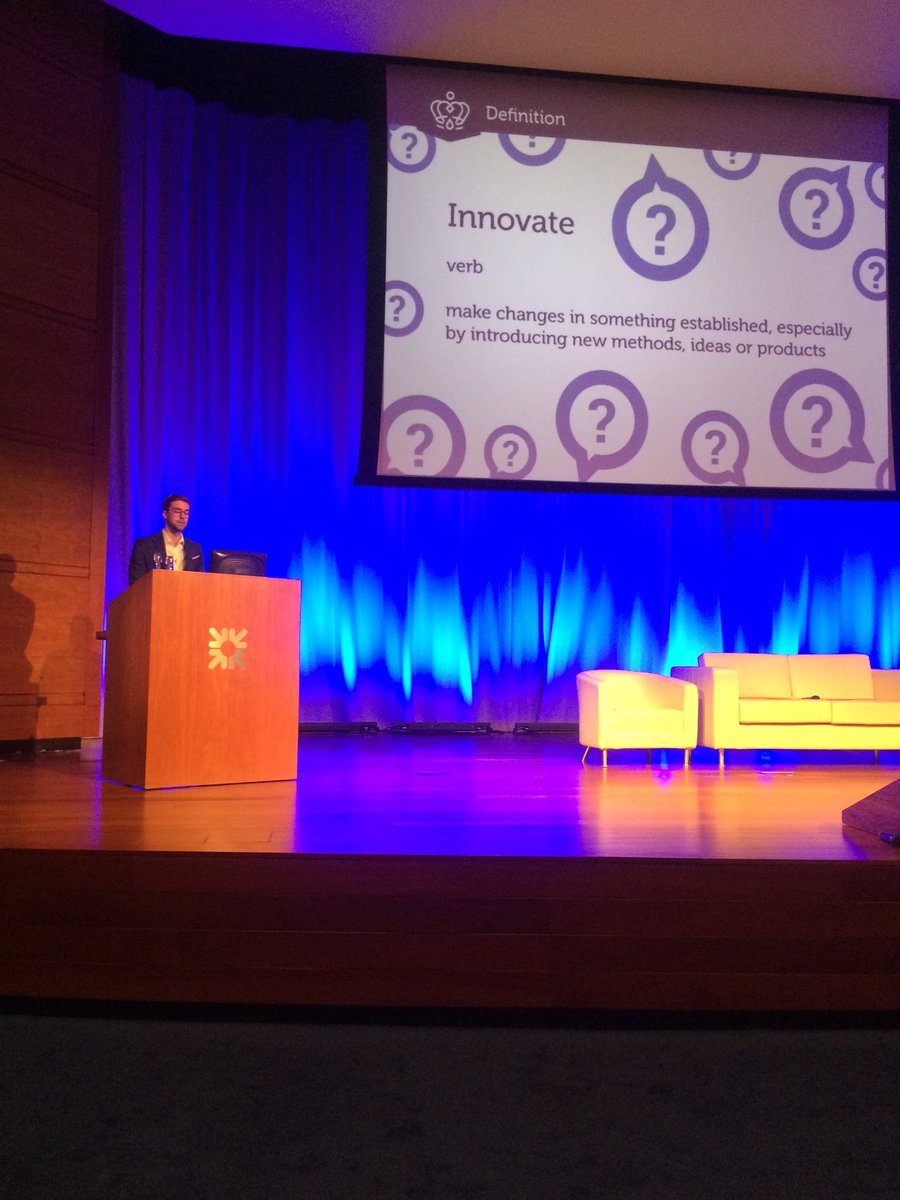 <a href="/CalumLeslie/">Calum Leslie</a> up on stage again discussing @yococlub branding. Still not sure about those glasses