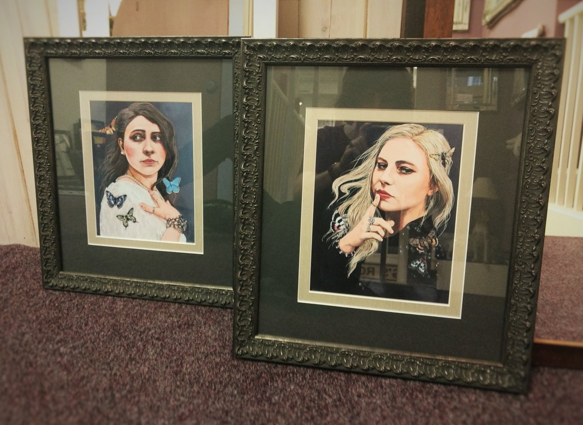 CambsFraming's tweet photo. #orderoftheweek Captivating portraits by @HeloiseToop making fine use of our silk mount boards. https://t.co/0wZeLawjr1