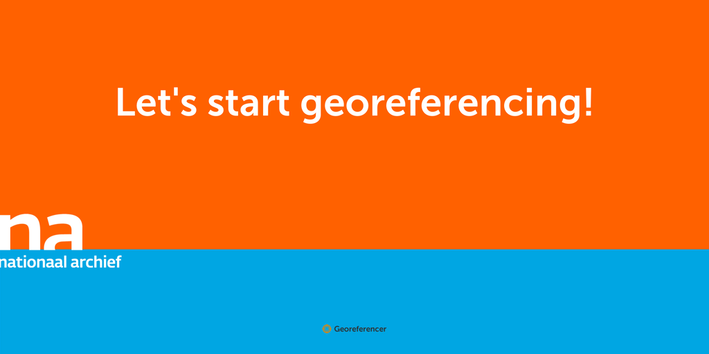 New #georeferencer project is here! Almost 2000 maps are waiting for crowds at nationaalarchief.georeferencer.com/random @gahetNA