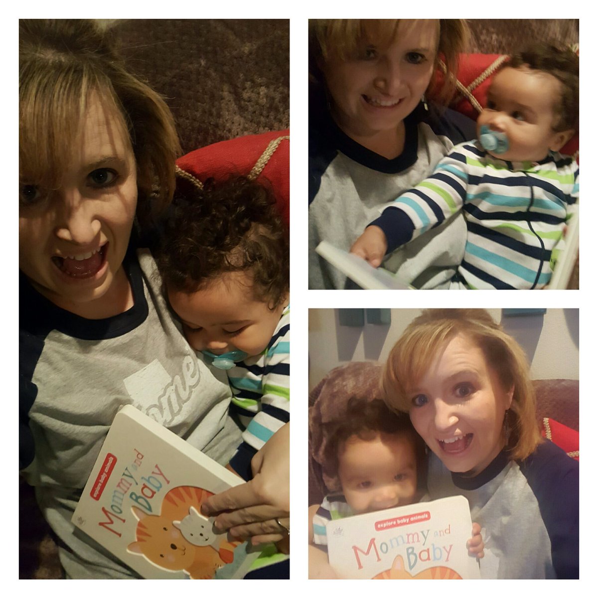 Reading one of baby's favorite books before work this morning! #creechpride #read