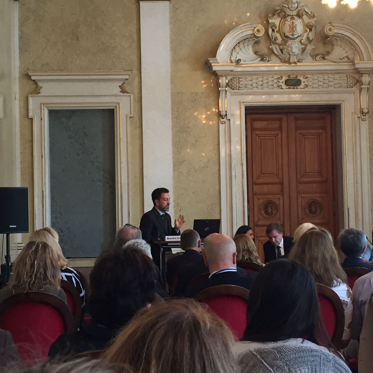 ICGEB's tweet photo. #BioHighTech Companies Day @TriesteNext A.Marcello, ICGEB per la #Ricerca e #innovazione nell'Area Alpe Adria https://t.co/sw4OI0YnOM https://t.co/X2mgYUKps6