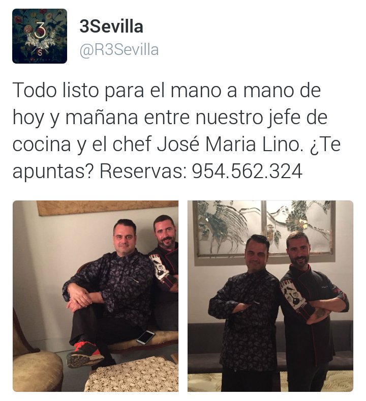 R3Sevilla's tweet photo. Platos estrellas:Crema de cilantro con almejas y aceite de trufa y arroz cremoso con perdices, setas silvestres al vino de Oporto #TDSGastro https://t.co/kJBbJEMVAW
