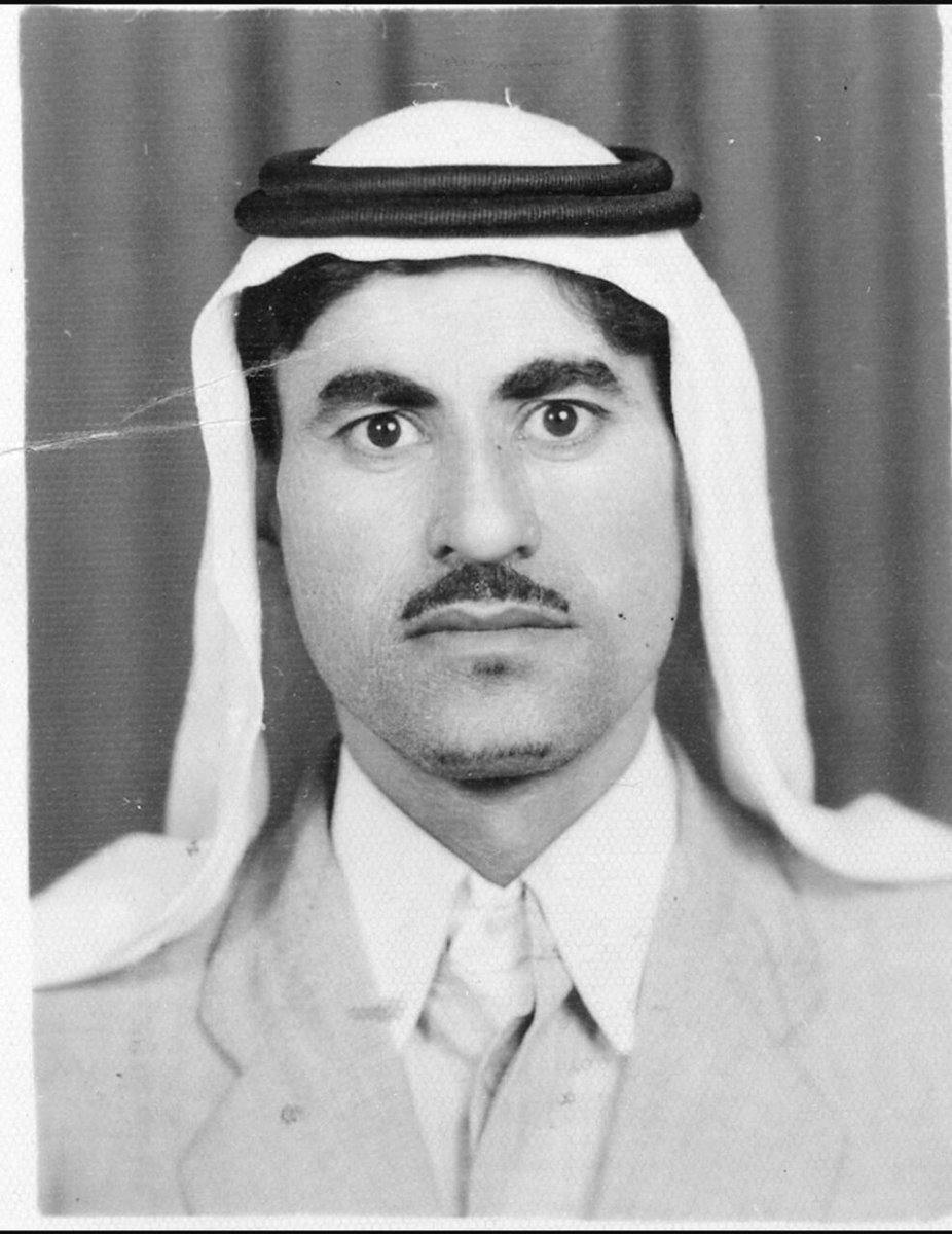 sthvsb's tweet image. صوره الشيخ عزام المجيد رحمة الله شيخ شمل قبيلة العبادلة من عنزة وهذا حفيدة الشيخ عبدالسلام المجيد حفظة الله