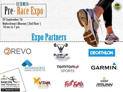 Surat_Marathon's tweet photo. A big shout out to all our Expo Partners!
The date is almost here. Get ready to run.
#Surat #SCHM2016 #marathon https://t.co/GTYdsBt72E