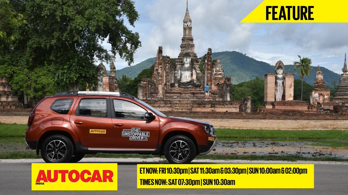 autocarindiamag's tweet photo. Join us on our epic 7,000km #DUSTERdrive from India to Cambodia. Tune into #TheAutocarShow at 10.30pm on @ETNOWlive https://t.co/Sqo6F2k5OR
