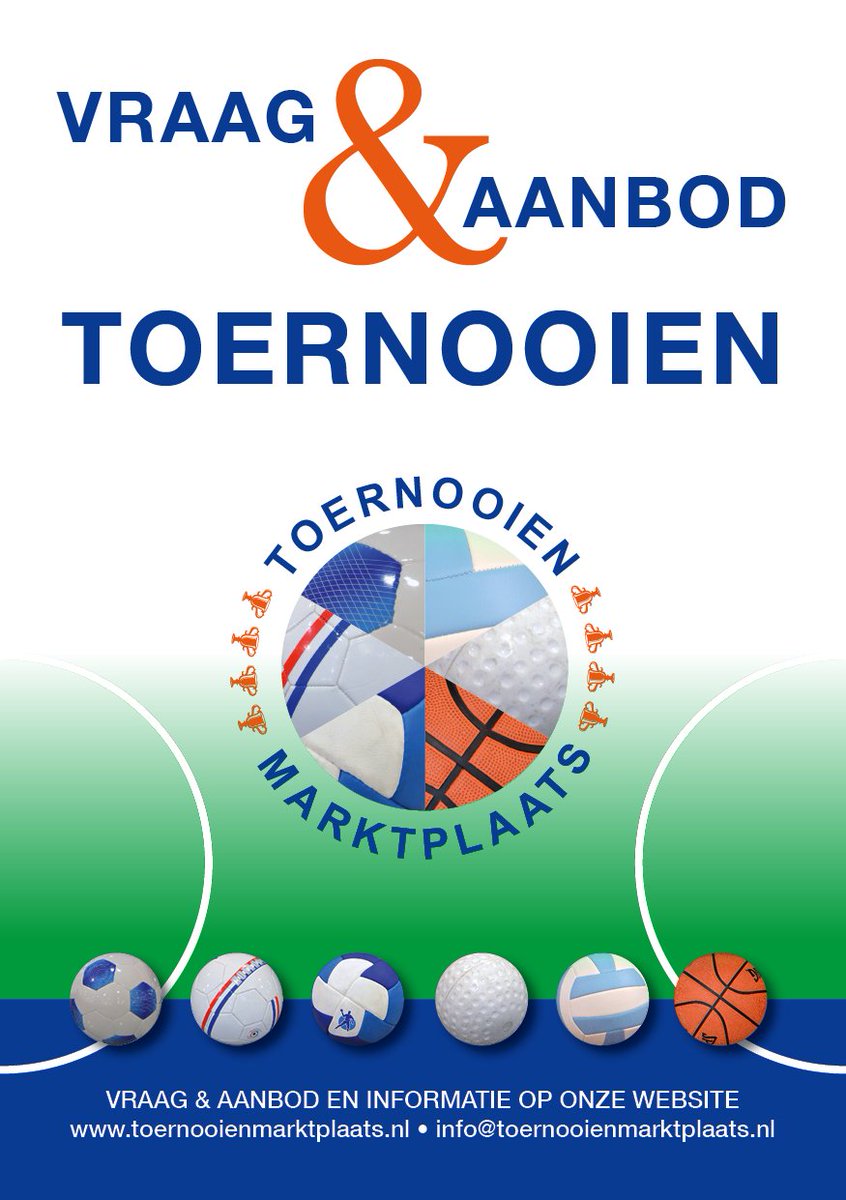 ToernooienMarkt's tweet photo. https://t.co/F81GEy8BsQ Vraag en aanbod van toernooien van veel sporten. Maak het uzelf gemakkelijk en registreer u gratis. https://t.co/ByupiHfHjN