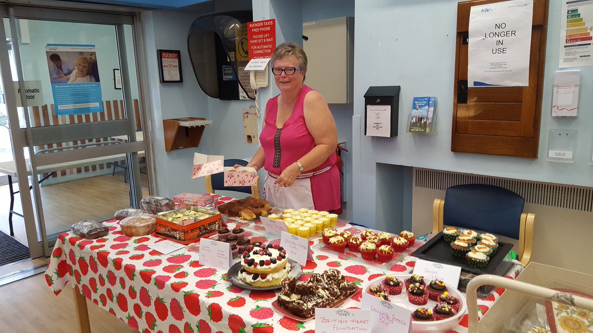 <a href="/DCHStrust/">Derbyshire Community Health Services NHS FT</a> ilkeston Outpatients own SN Burley raising money for <a href="/TheBHF/">British Heart Foundation</a>  as a thank you for the patient information they supplied us with.