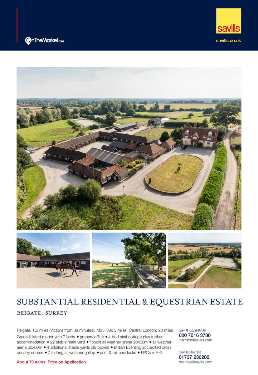 Littleton Manor FOR SALE Outstanding equestrian facility &amp; house search.savills.com/en-com/list/li… Enquiries @LouiseElliott__ <a href="/Savills/">Savills</a> 02070163715 RT
