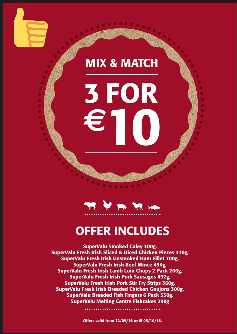 Special offers this week here at <a href="/Hurleys_SV/">Hurley's SuperValu</a> <a href="/SuperValuIRL/">SuperValu Ireland</a>