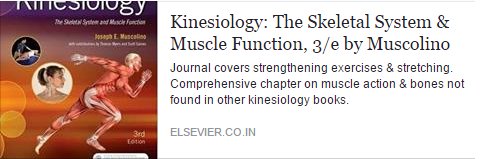 ElsevierIndia's tweet image. Journal on #Kinesiology: The #SkeletalSystem &amp;amp; #MuscleFunction, 3/e W/ over 1,200 full-color illustrations @ goo.gl/mMb9W4📓