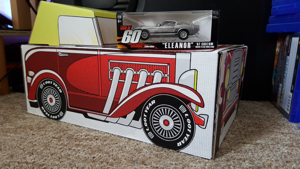 karate_matty's tweet photo. #SpeedRed #lootcrate I bought this for the slight chance of an Eleanor. This is my favourite crate to date. https://t.co/t23KG4D33r