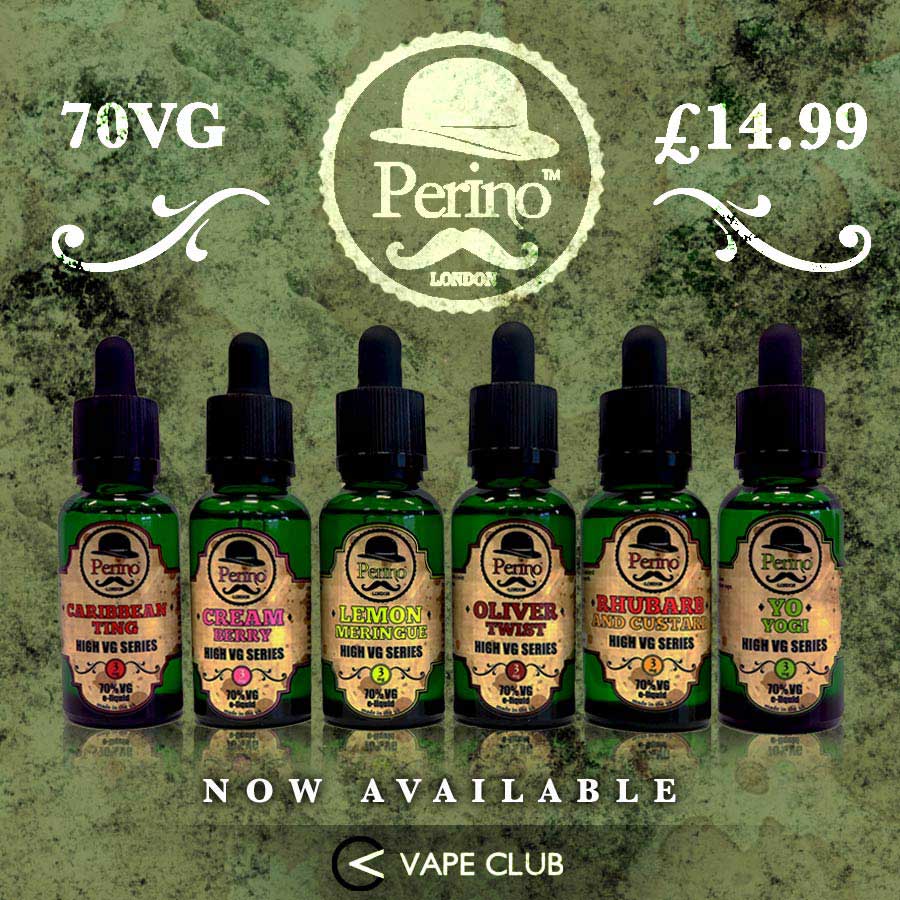vapeclub's tweet photo. High VG range from @PerinoLondon - 30ml Bottles Available Now
https://t.co/abh2OqgZEK
#vapeclub #vapeuk #eliquid #ecig #perino https://t.co/lE4upF9lyx