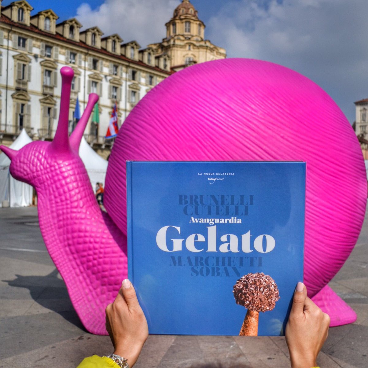 Tra poco sveliamo i segreti del gelato buonopulitoegiusto con @LucaIaccarino1 pierosardo <a href="/compagniagelato/">Compagnia Gelatieri</a> #SalonedelGusto #TerraMadre
