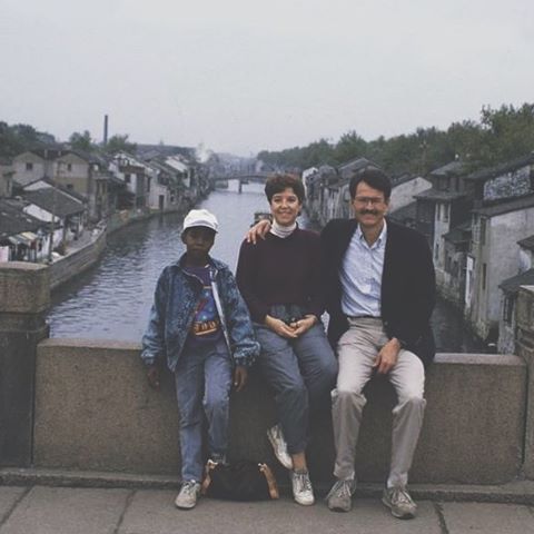 UpscaleHype's tweet photo. A young Kanye West in China. https://t.co/nLCS9Ven0M
