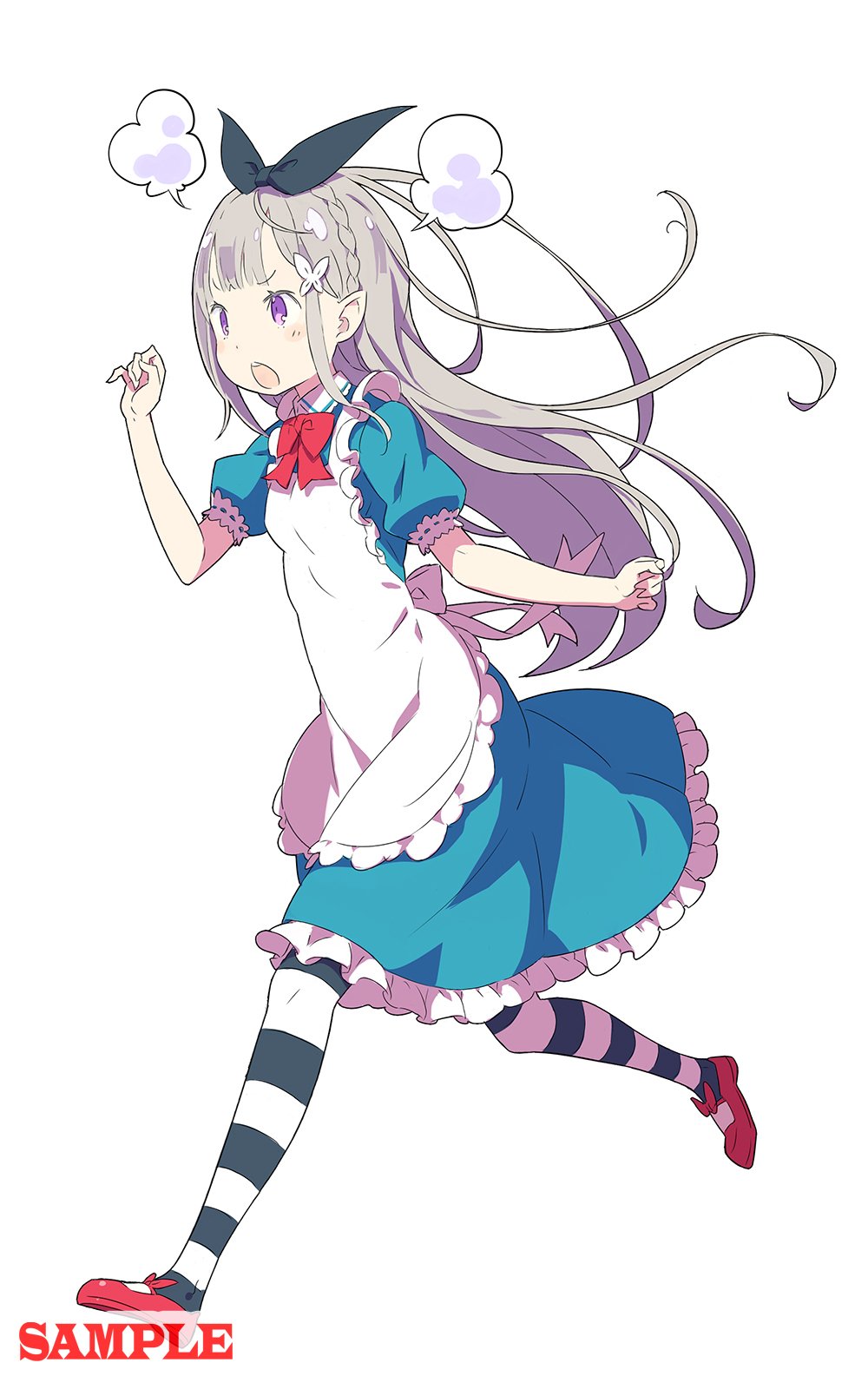 桜ヶ丘すず 新人賞 海鳥東月の でたらめ な事情３ 9月発売 担当編集iさん宣伝アカウント 文庫短編集１ 口絵 抜粋 こちらも短編集の口絵イラストからエミリアだけを抜いたイラスト 不思議の国のアリス をイメージしたエミリアの