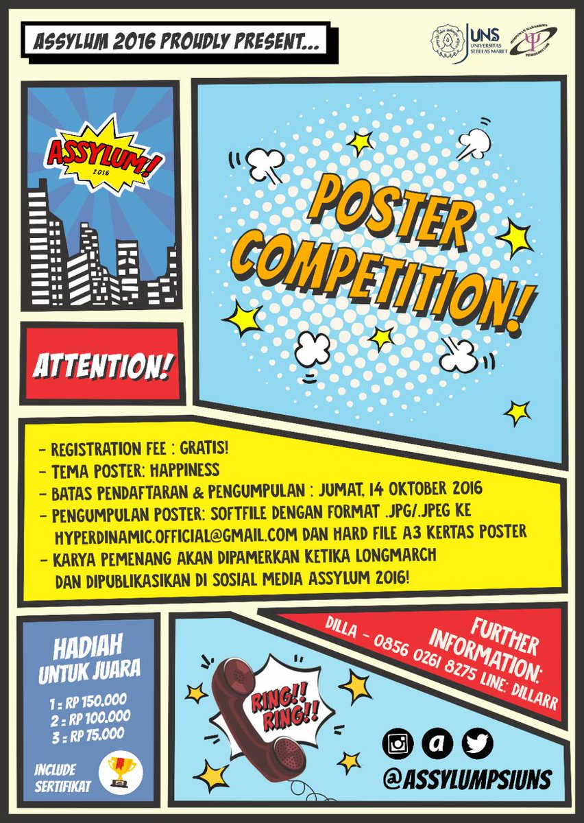 For you @PsikologiUNS ! This competition is for you guys!! Prepare!