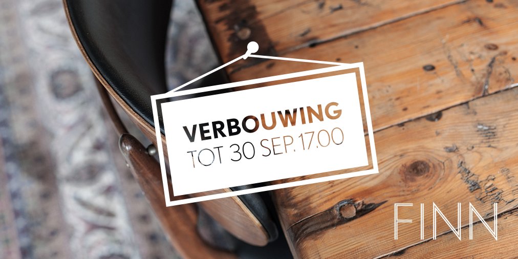 Voor wie het gemist heeft, we zijn tot vrijdag dicht i.v.m. een verbouwing. Vrijdag om 17.00 zijn we weer open met een nieuwe kaart!