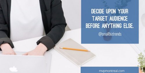 Decide Upon Your Target Audience Before Anything Else. mvpmontreal.com via <a href="/smallbiztrends/">Small Business Trends</a> #EventPlanning