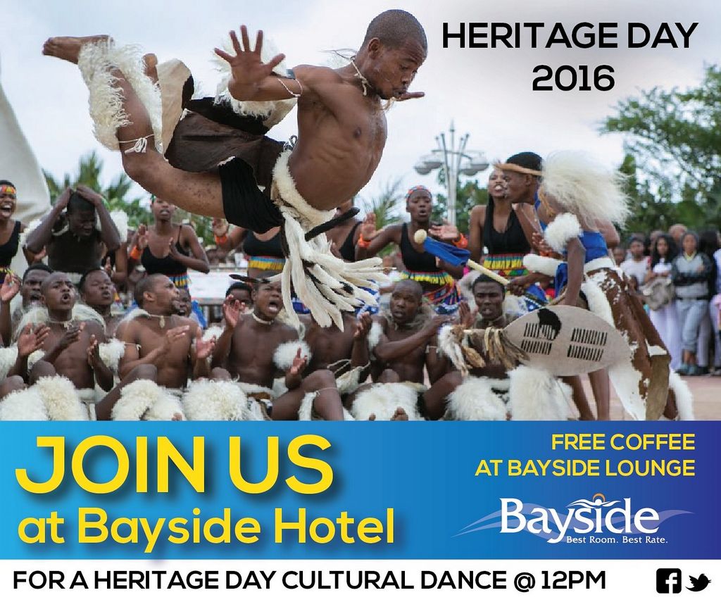 Wishing you a happy Heritage day from the Bayside Hotel Group.#baysidehotelgroup#heritageday #celebration #diversity