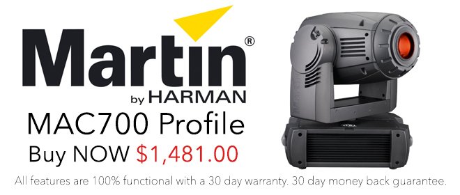 gearsource's tweet photo. Today's featured listing: #MartinProfessional #MAC700 Profile #AutomatedLight. 30 day money back guarantee! > (https://t.co/Mvo7Xj6Ggq). https://t.co/1OUmnU1pOc