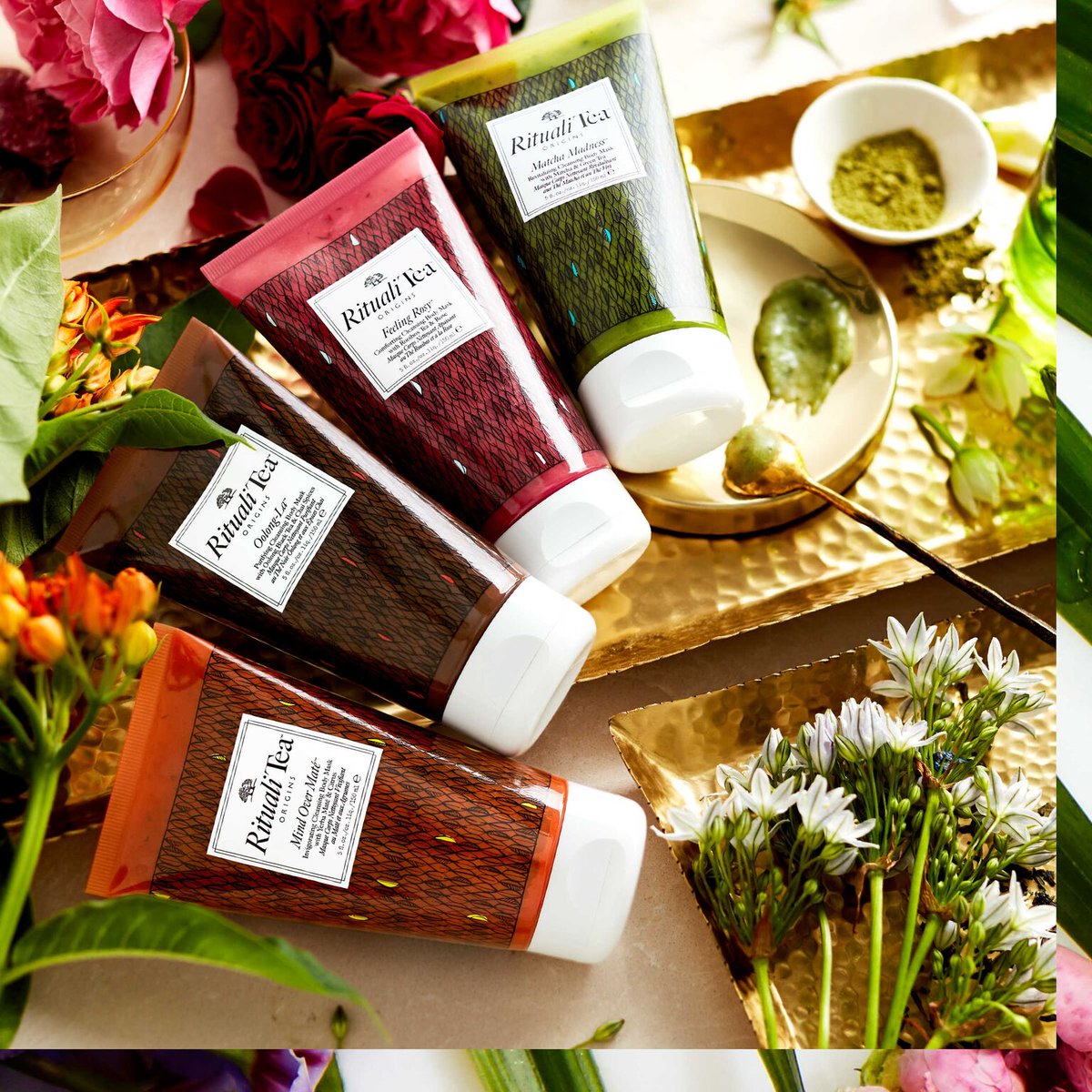Origins's tweet photo. #RitualiTea tea-infused body masks cleanse & exfoliate w/ scents from essential oil blends. https://t.co/2XY2uo3cAE https://t.co/NUMbCWfuXd