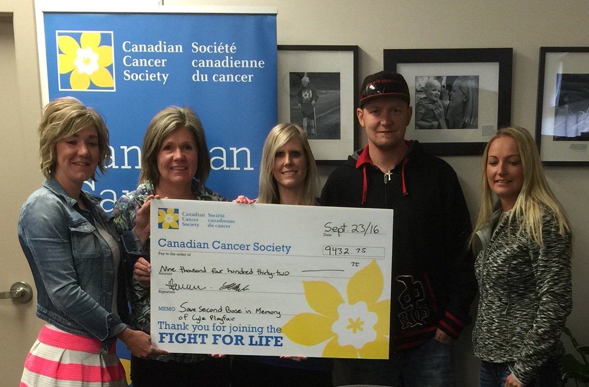CancerSocietyRD's tweet photo. Thank you to everyone who helped plan &amp; participated in Save Second Base in Memory of Cyle Playfair. Your support will greatly help others https://t.co/02KVh9iS7P