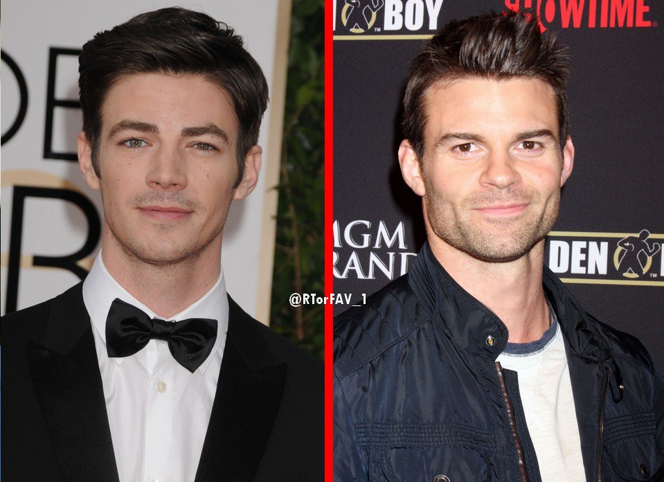 REQUESTED 
RT for Grant Gustin 
LIKE for Daniel Gillies