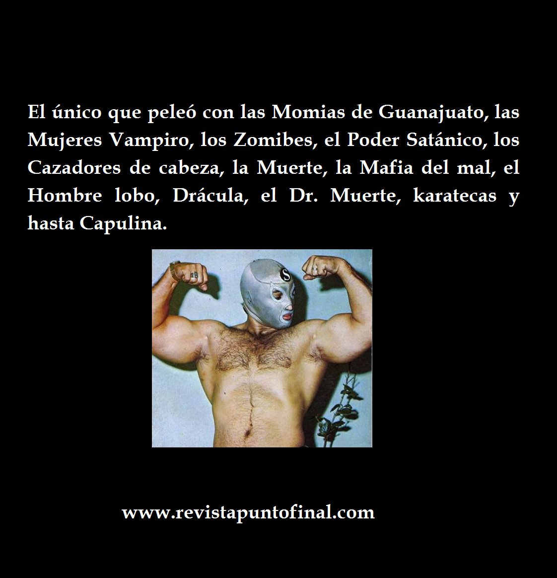 punto_impune's tweet photo. El Santo #AlterasMisEmocionesCuando veo que es así de cabrón https://t.co/W68fomBu6F