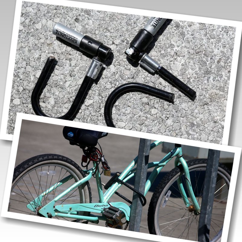 cyclokglobal's tweet photo. 'Disturbing' #bike #theft trend involving U-locks! #Cycling advocates and #BART officials say “#Ulocks are not impregnable any more" https://t.co/QF3tH6irAZ