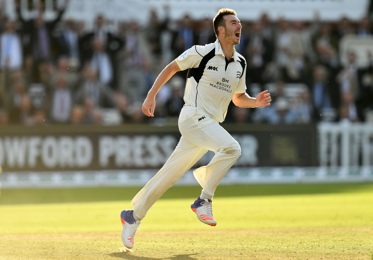 CountyChamp's tweet photo. "I didn't know I was on a hat-trick!" - @tobyrj21 on a sensational finish to the @CountyChamp season: https://t.co/YYZCe3UYEm https://t.co/7wpMC35eRj