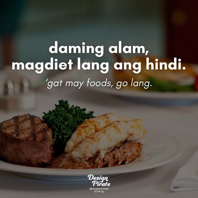 kimmooow's tweet photo. Daming alam sa lovelife pero mag diet lang ang hindi hahaha
#GuiltyHere 😂 https://t.co/fQxbdIxGmL