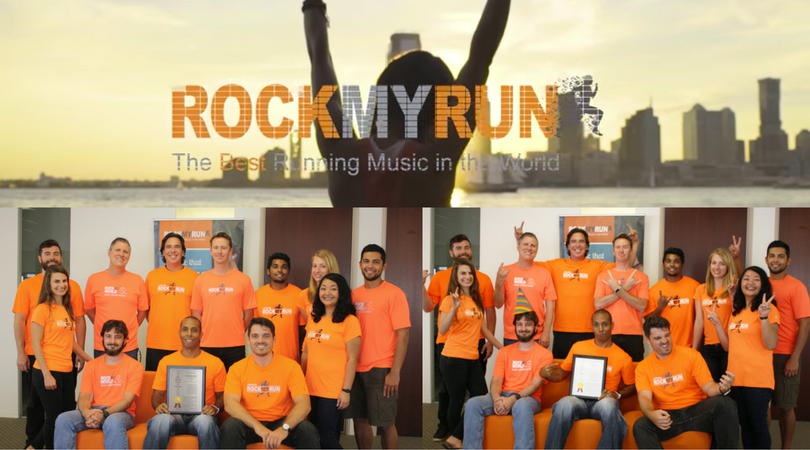 RockMyRun's tweet photo. The more orange the better! We are excited to welcome our three newest ROCKSTARS, Kishore, Satomi, &amp; David to the #RockMyRun team! https://t.co/5pe7N2Ce6n