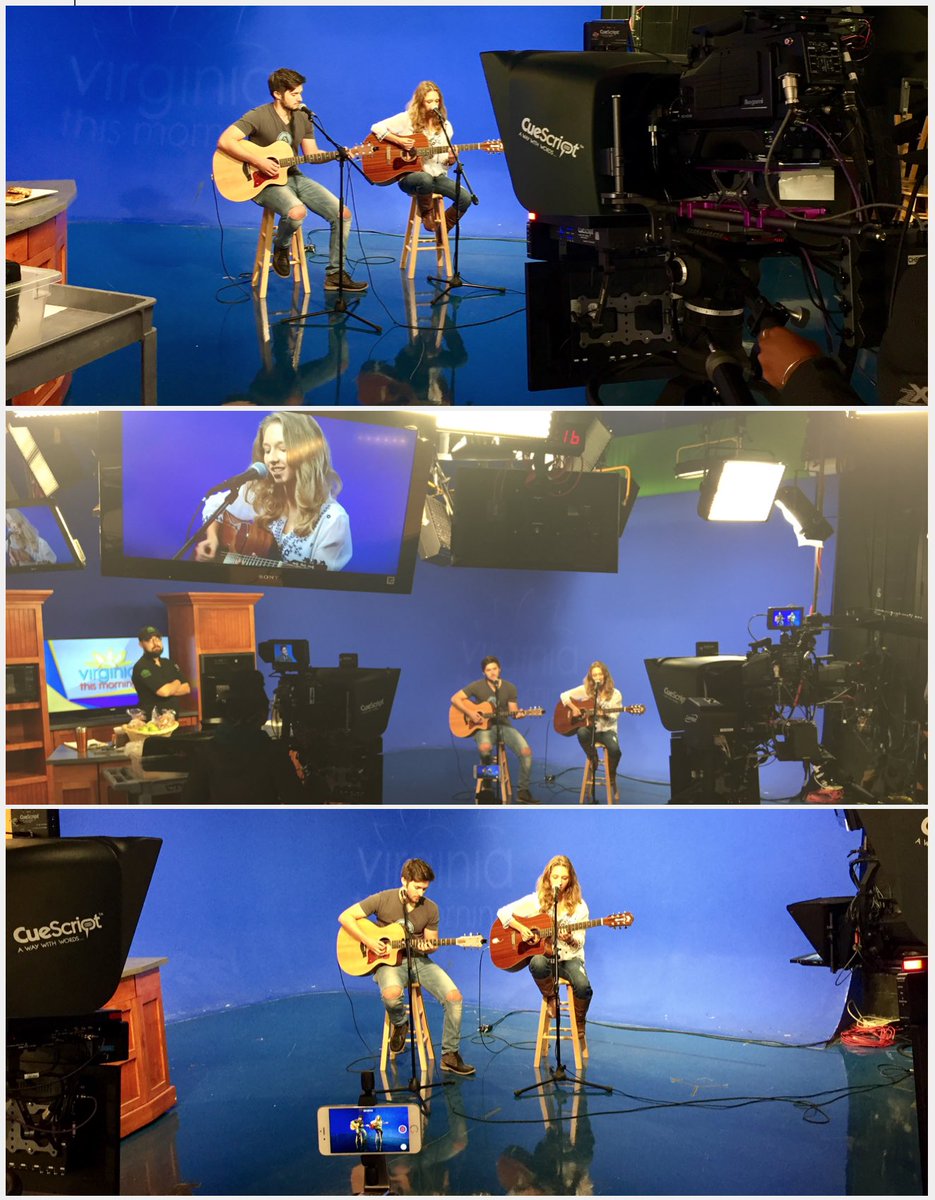 Thank you <a href="/CBS6/">WTVR CBS 6 Richmond</a> for having Lauren Cash and @joelwoodsmusic today! Performance airing soon! bit.ly/PA_AD #music #passionacademy