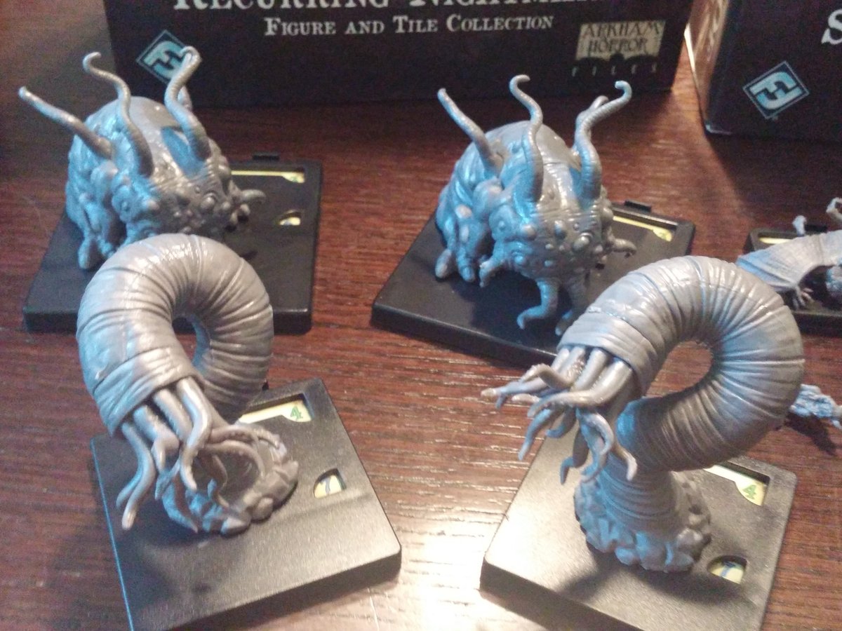 BgCornerSquad's tweet photo. Never owned the first edition. Now I have 57 monsters!! Mwahahaha!!! @BoardgameCorner @TonganJedi #MansionsOfMadness https://t.co/rYdQR5gdl8
