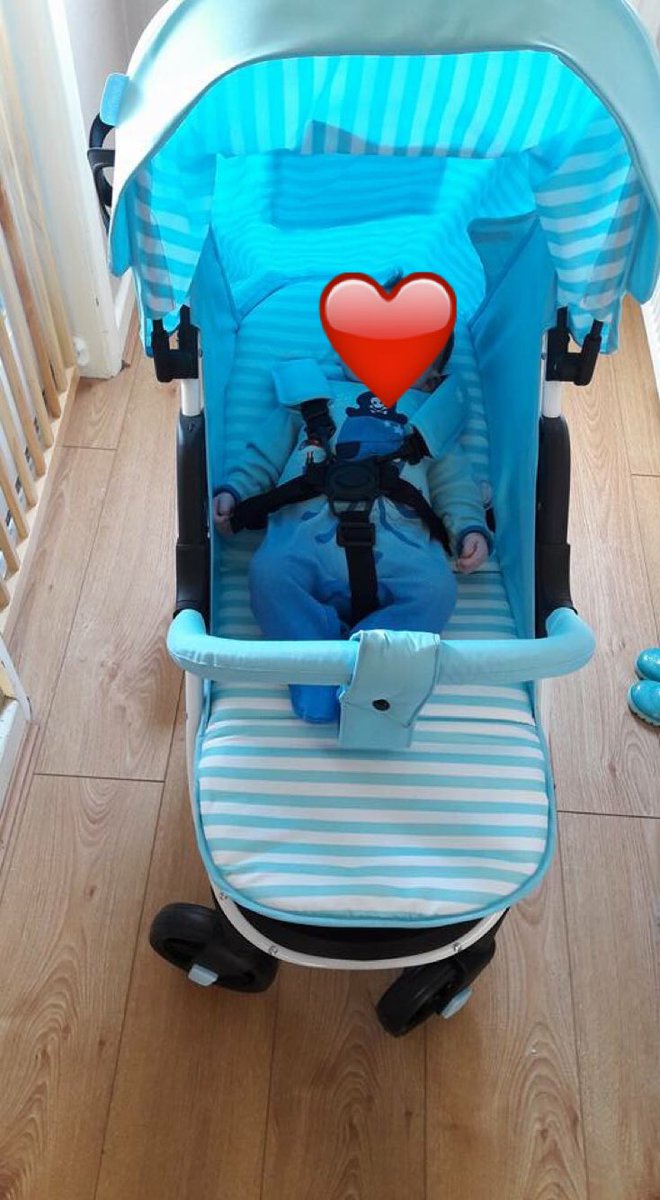 my babiie blue pushchair