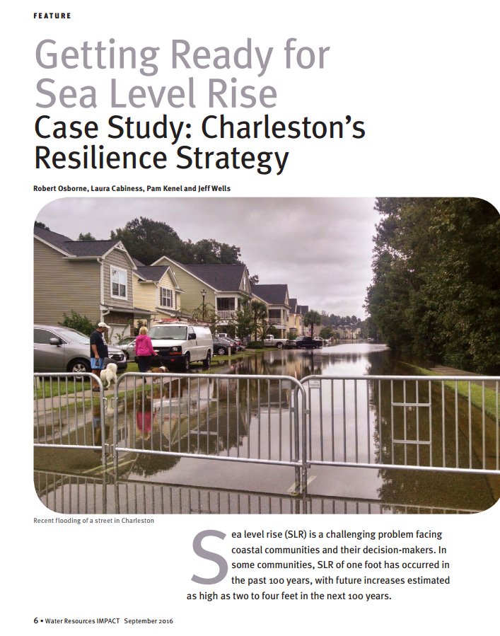 Always nice to have a project you worked hard on profiled. Read more about #slr in <a href="/AWRAHQ/">Am Water Res Assn</a> Impact Magazine. <a href="/BVWater/">Black & Veatch Water</a> @kenelpp