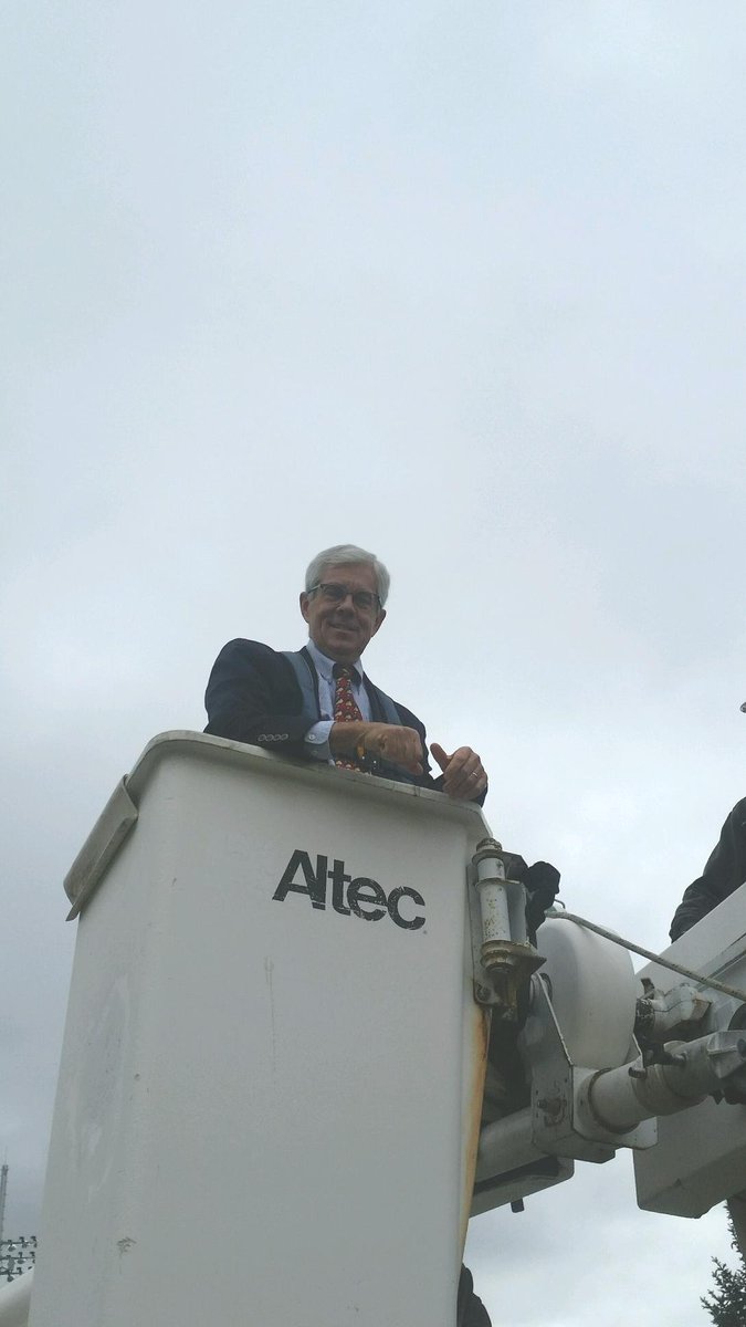 LtGovMikeCooney's tweet photo. I reached new heights with Highlands college lineman pre-apprenticeship program at the Governor's Symposium! @montana_tech #mtworkforce https://t.co/2JaBANIjCU