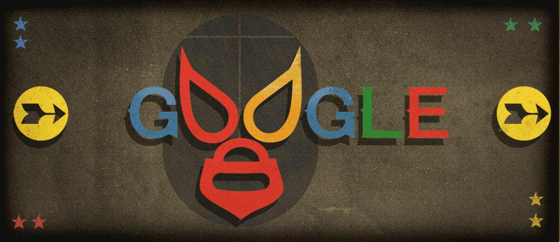 Google celebra el 99º aniversario del nacimiento El Santo con un Doodle a nivel mundial.