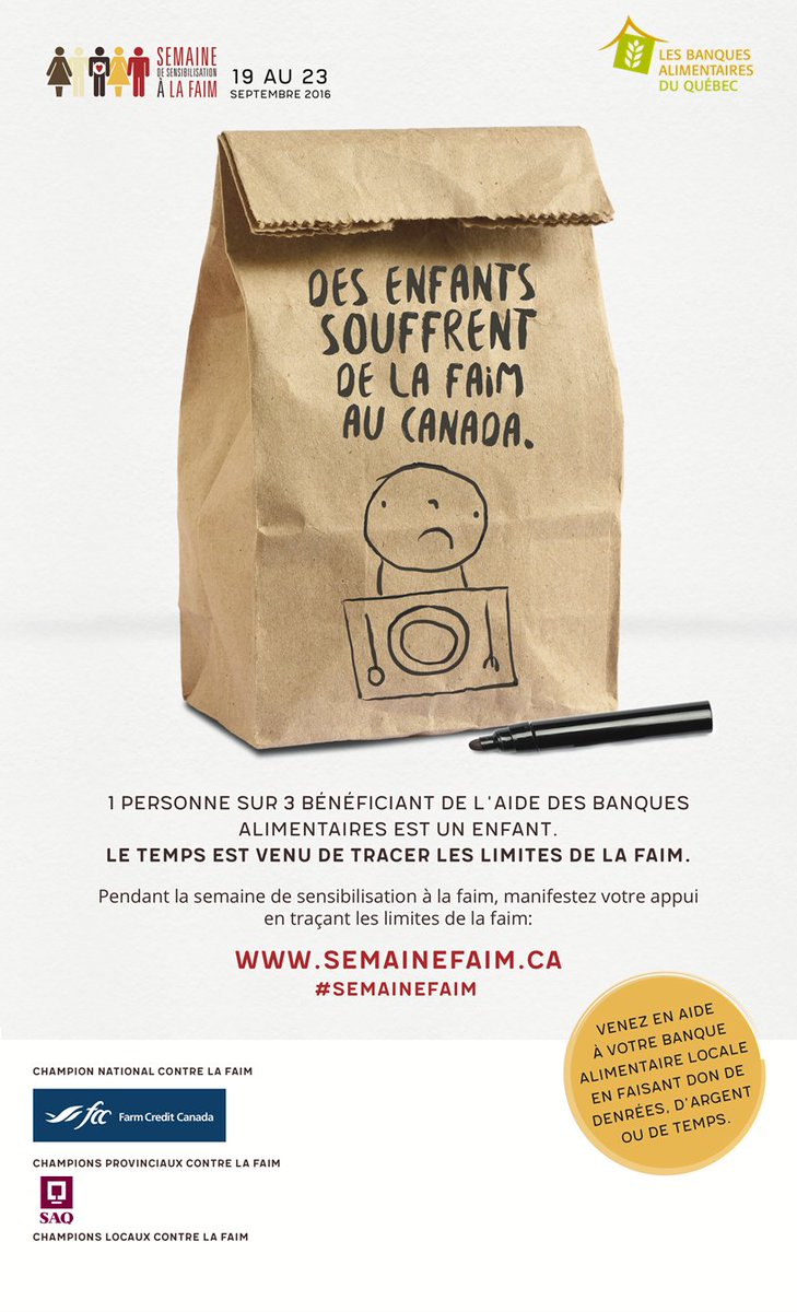 BAlimentairesQC's tweet photo. Un merci spécial à la @SAQTchinTchin , notre grand partenaire, pour le soutien financier de plus de 3 millions $ en 6 ans #SemaineFaim https://t.co/at66MIea0I