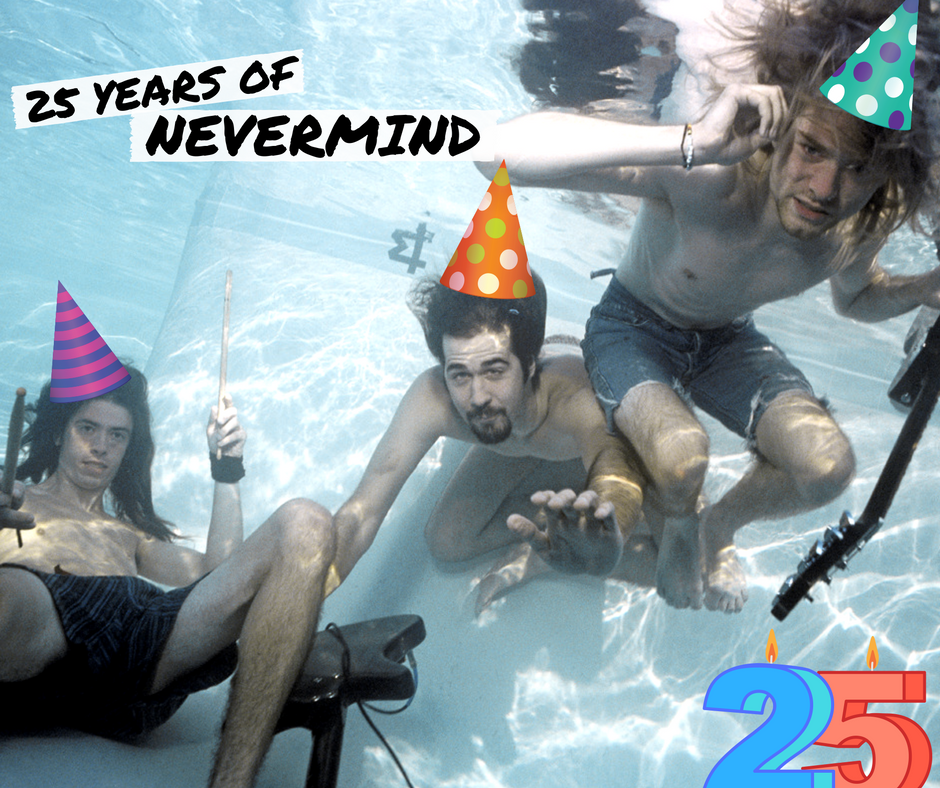 samahcanread's tweet photo. Happy 25 years of #Nivermind! @Nirvana #25yearsofnevermind https://t.co/yVicmwOGIC