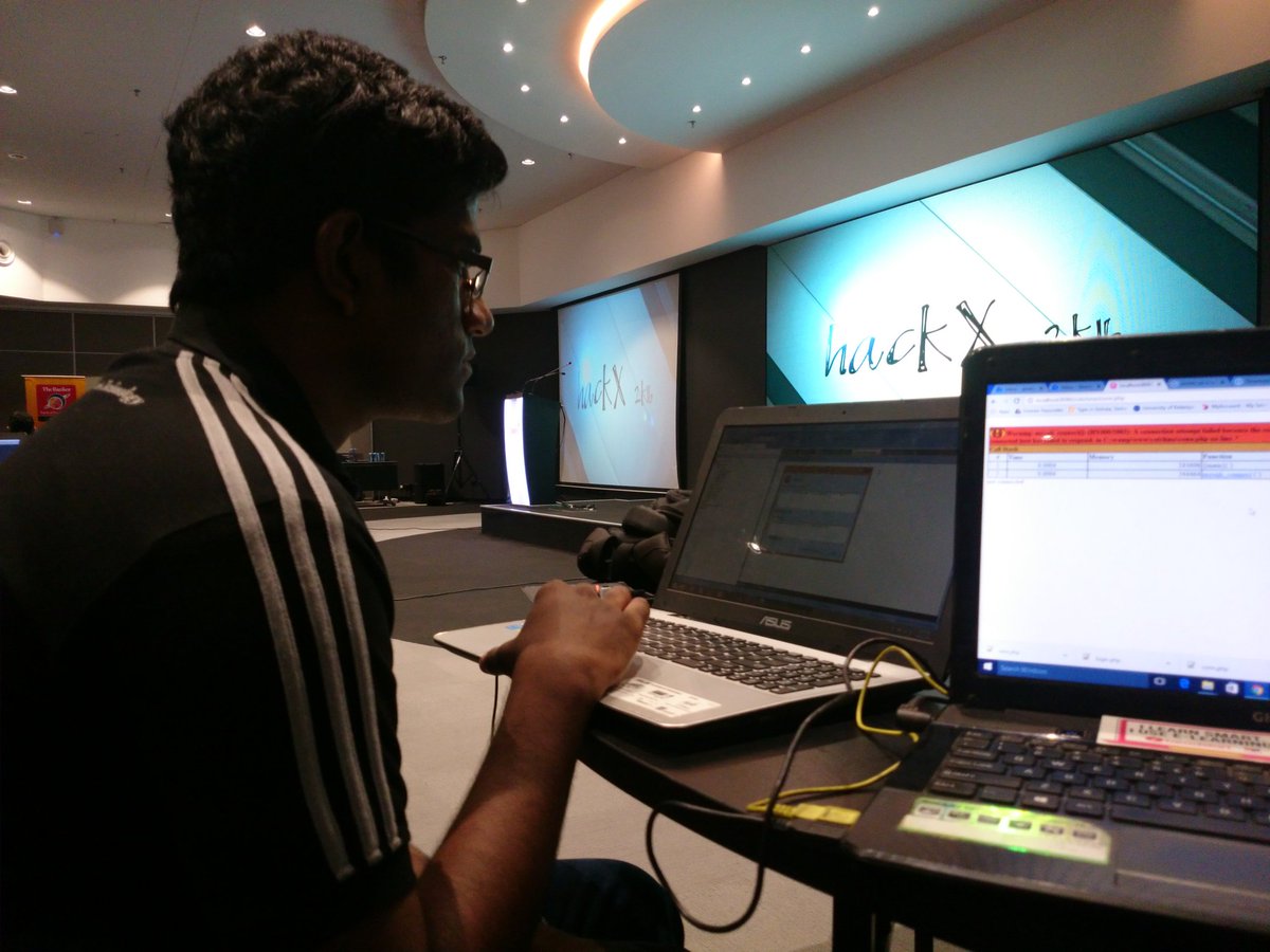 Thimitha014's tweet photo. It's on!!! #imhackx #hackx2k16 https://t.co/COPTGb5Kag