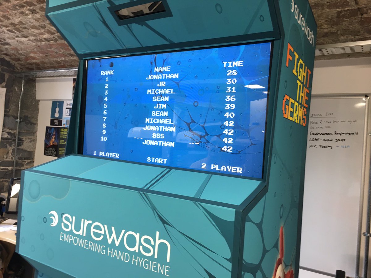 SureWash's tweet photo. So do you think your #WHOHOW #handhygiene is good enough to not only beat Jimmy the Germ but @corr_michael 2? @IPS_Infection @pollygary https://t.co/CJFc3S4TM5
