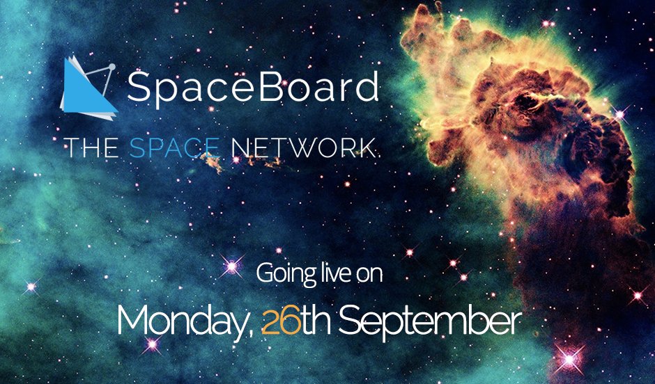 SpaceBoard is going live next Monday with the opening of <a href="/IAC2016/">IAC2016</a>! Be ready to register to connect and interact with the #space community!