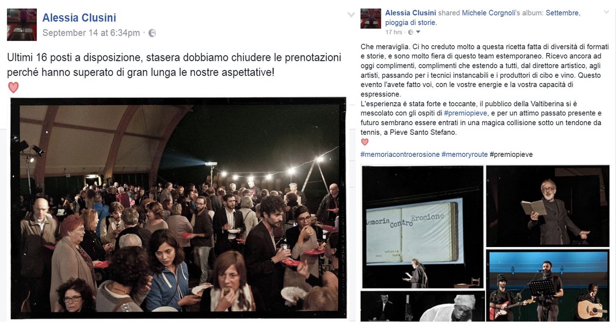 alessiaclusini's tweet image. C'era una volta, al #premiopieve, “MemoriaControErosione”. Più che una cena, un'esperienza. 
#memoryroute #storiemigranti
