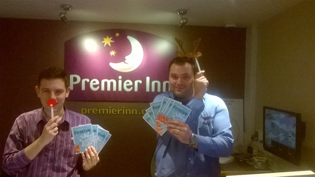 foxburrow2's tweet photo. And the Premier Inn team are joining in too https://t.co/ozX0nNkJT3