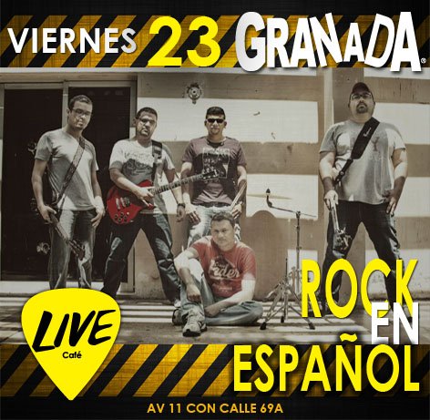 granada_alterna's tweet photo. HOY HOY HOY, nuevos temas, full rock en español #impelable!!! #sodastereo #caramelosdecianuro #maná #zapato3, en @livecaferock https://t.co/Y3Sgp187yP