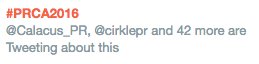 PRCA_HQ's tweet photo. Thank you to everyone who attended & contributed to today's #PRCA2016, we've been the number 2 trend in the UK the entire day. https://t.co/6tU9w5YAqD