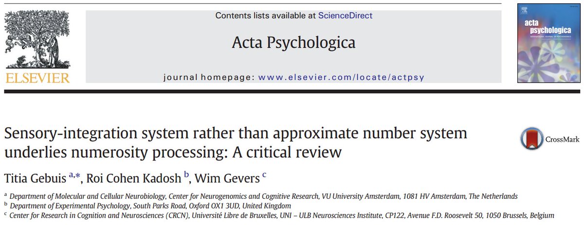 jadenozzz's tweet photo. Enjoyed reading new Gebuis et al. paper about sensory integration system: https://t.co/qEEteSsU47 … #numcog #mathchat #highered @CohenKadosh https://t.co/PV0sPAlyuG